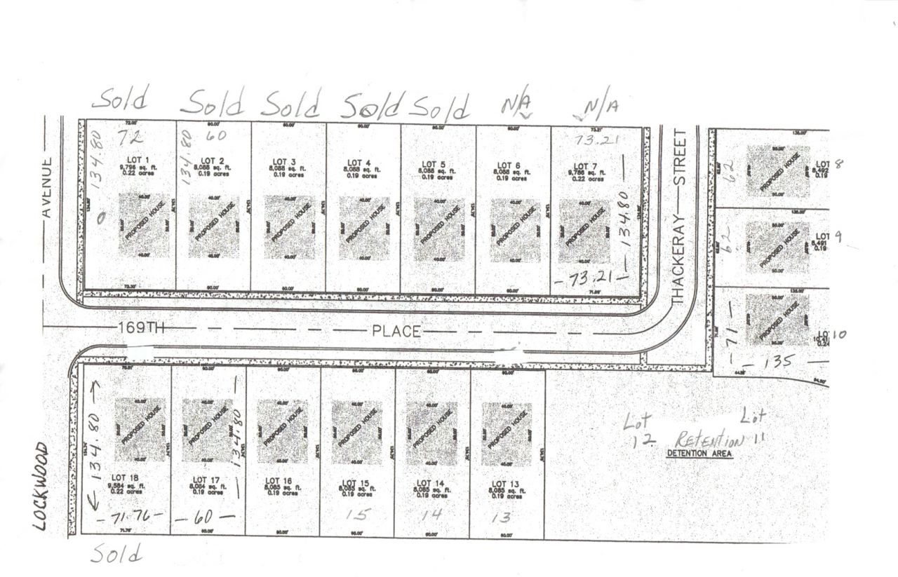 16913 Thackeray Lot 9 Street, Oak Forest, IL 60452 Main Photo