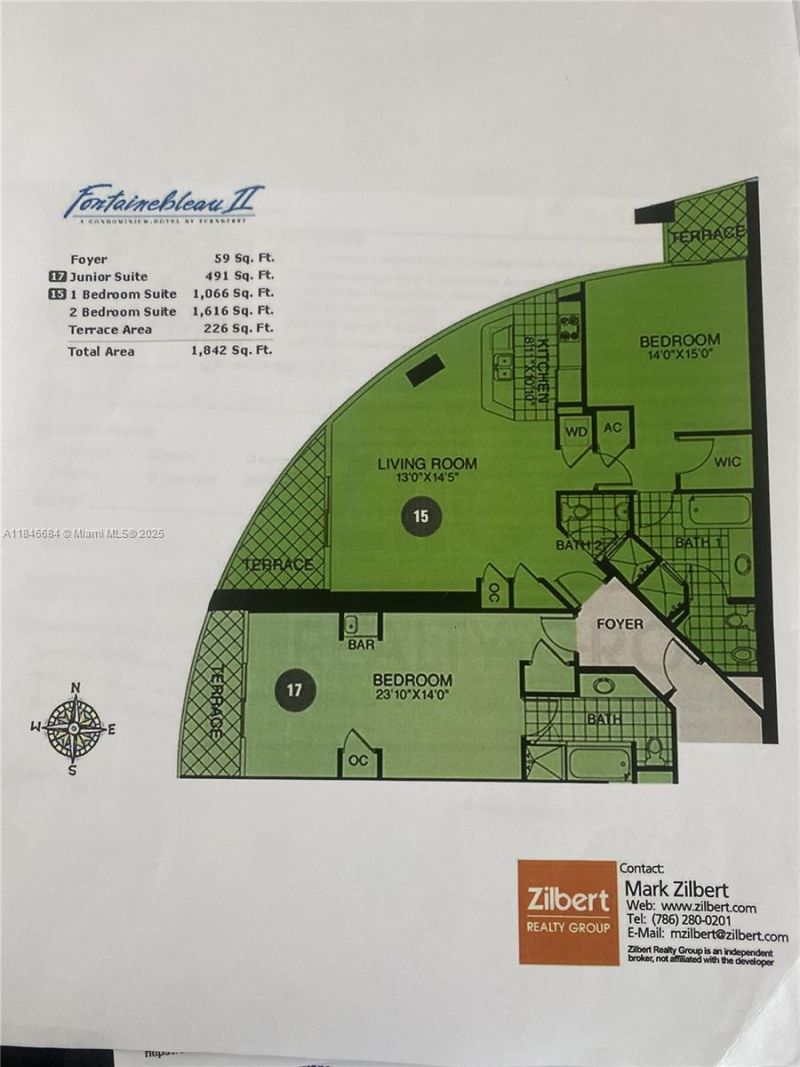 4401 Collins Ave, Unit 1915/1917, Miami Beach, FL 33140 Photo