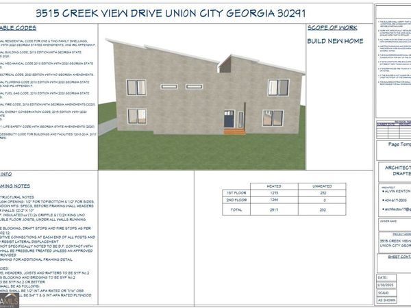 3515 Creekview Drive, Union City, GA 30291