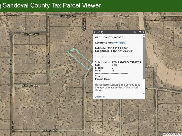 Ebano Road NW, Rio Rancho, NM 87144