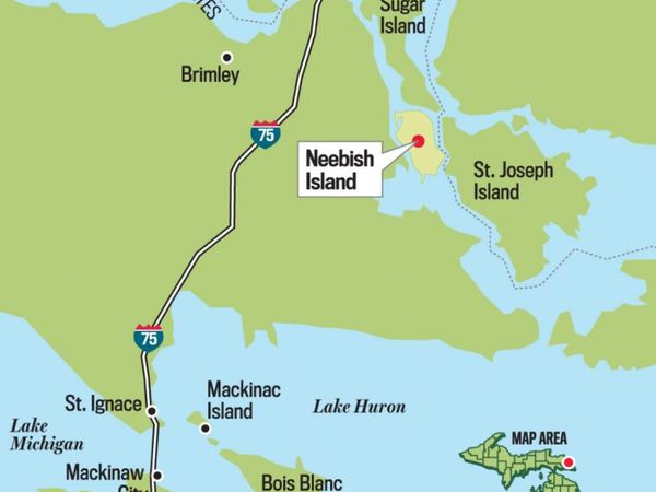 000 E 15 Mile RD, Neebish Island, MI 49710