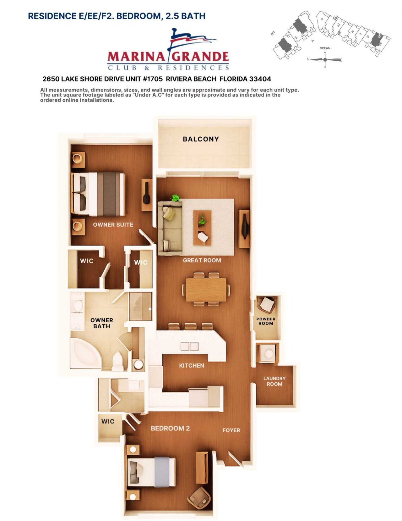 2650 Lake Shore Drive, Unit 1705, Riviera Beach, FL 33404 Photo