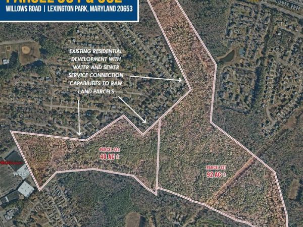 Parcel 331 & 332, WILLOWS ROAD, LEXINGTON PARK, MD 20653