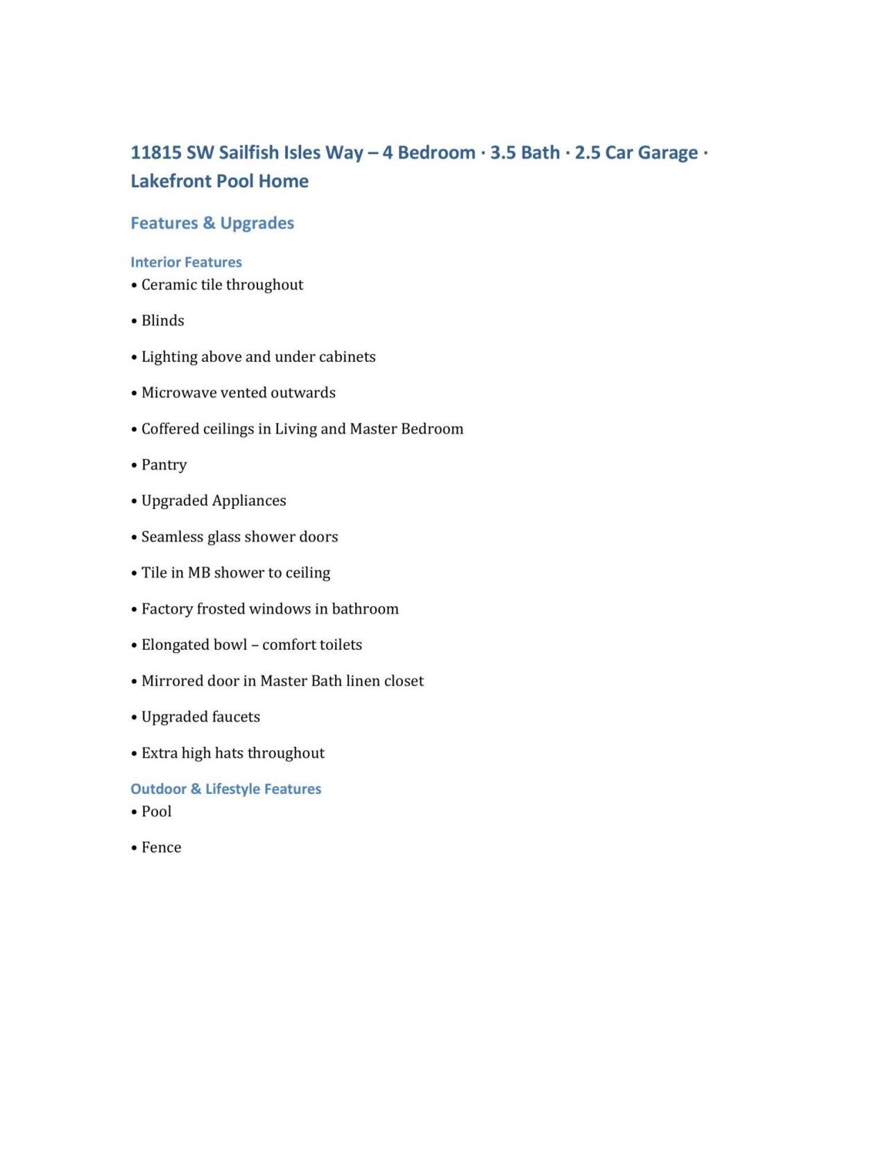 11815 SW Sailfish Isles Way, Port Saint Lucie, FL 34987 Photo