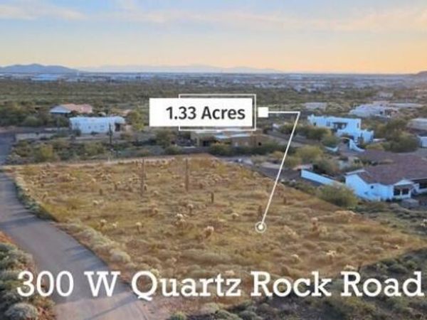 300 W QUARTZ ROCK Road, Unit 1.33 Acres, Phoenix, AZ 85085