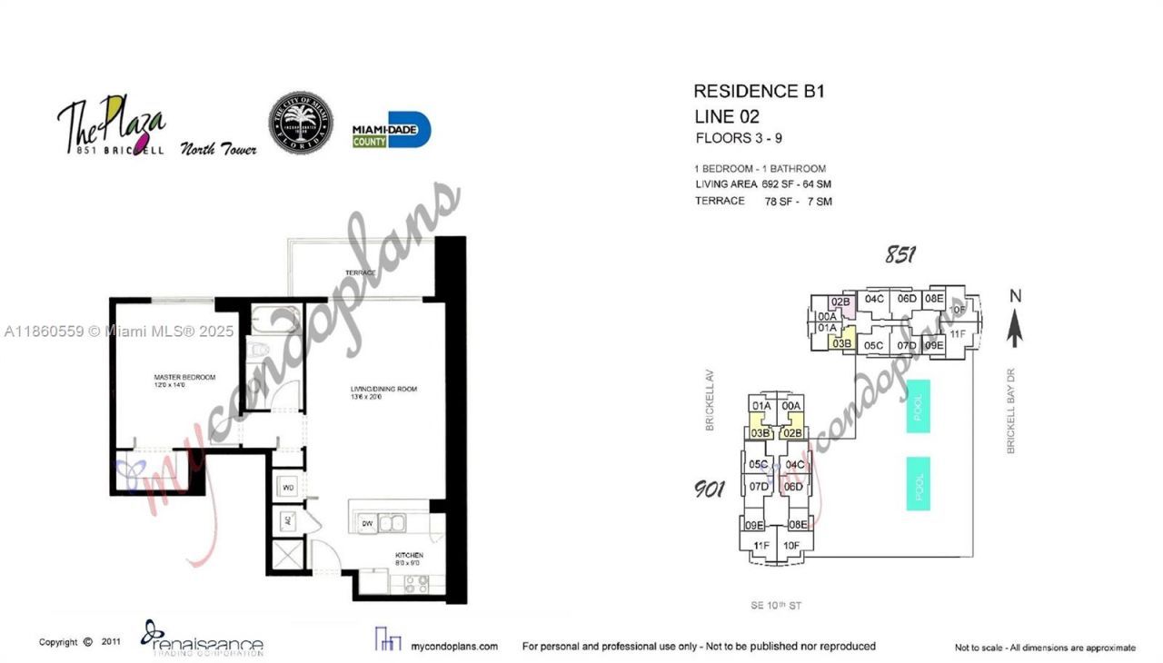 950 Brickell Bay Dr, Unit 802, Miami, FL 33131 Photo