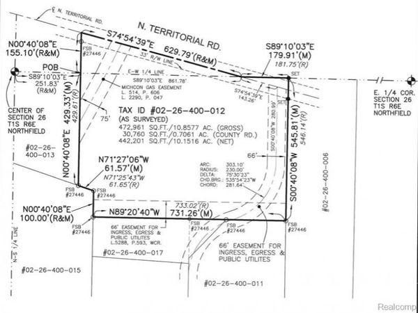 3636 N TERRITORIAL Road E, Northfield Twp, MI 48105