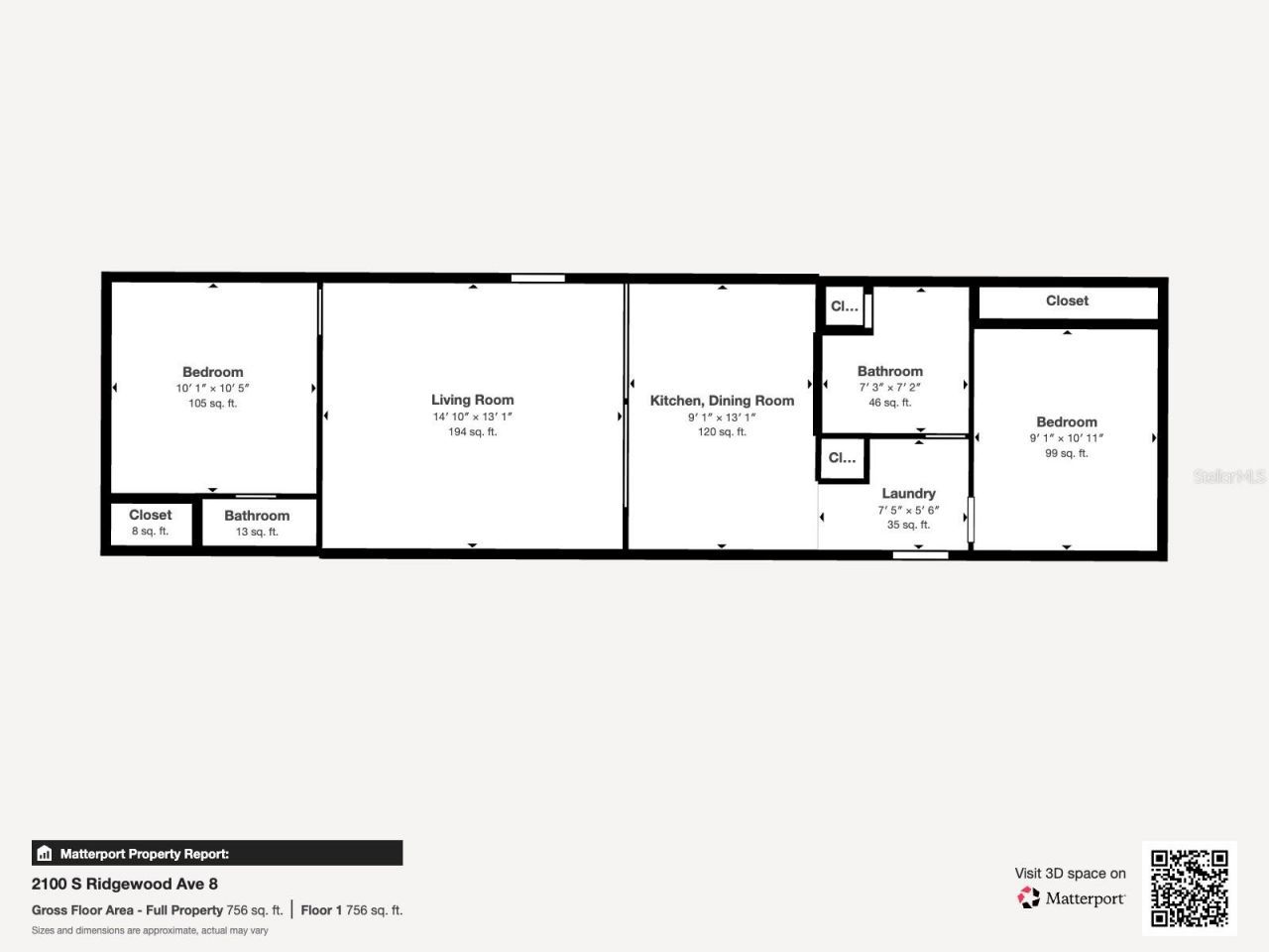 2201 S Ridgewood Avenue, Unit 8, Edgewater, FL 32141 Photo