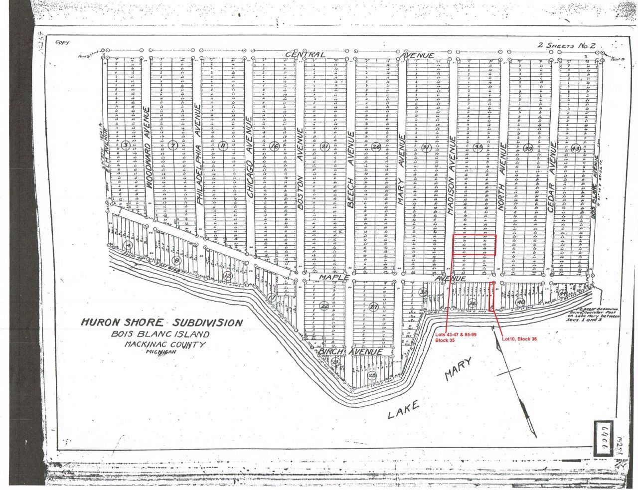 1044479599 Madison & Maple Ave, Bois Blanc, MI 49775 Main Photo