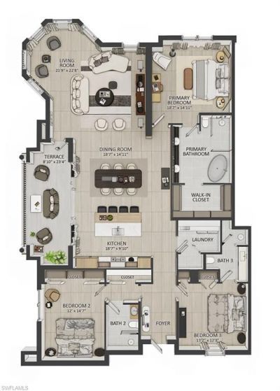 1301 3rd Ave S, Unit 7404, Naples, FL 34102 Photo