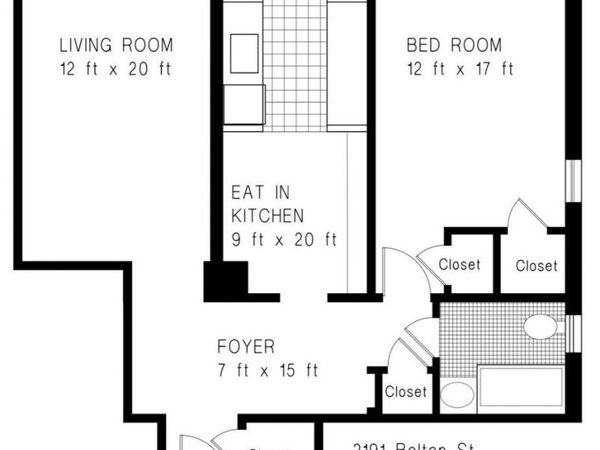 2191 BOLTON Street, Unit 1F, Bronx, NY 10462