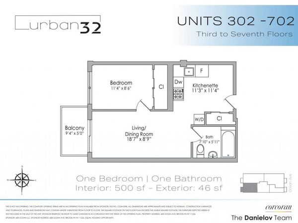 608 OCEAN Avenue, Unit 502, Brooklyn, NY 11226