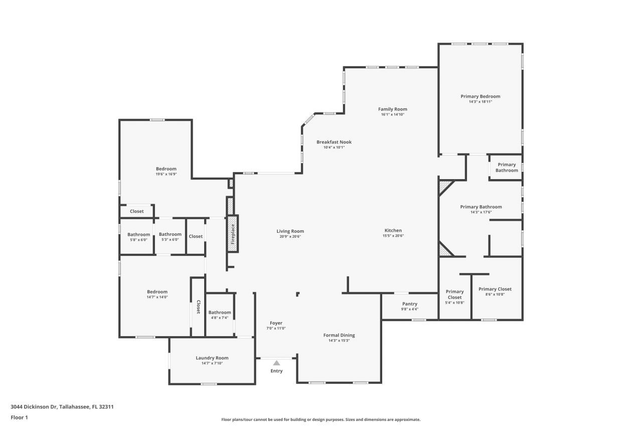 3044 Dickinson Drive, Tallahassee, FL 32311 Photo