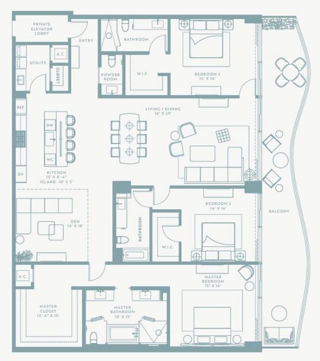 900 N Ocean Boulevard, Unit 702, Pompano Beach, FL 33062 Photo