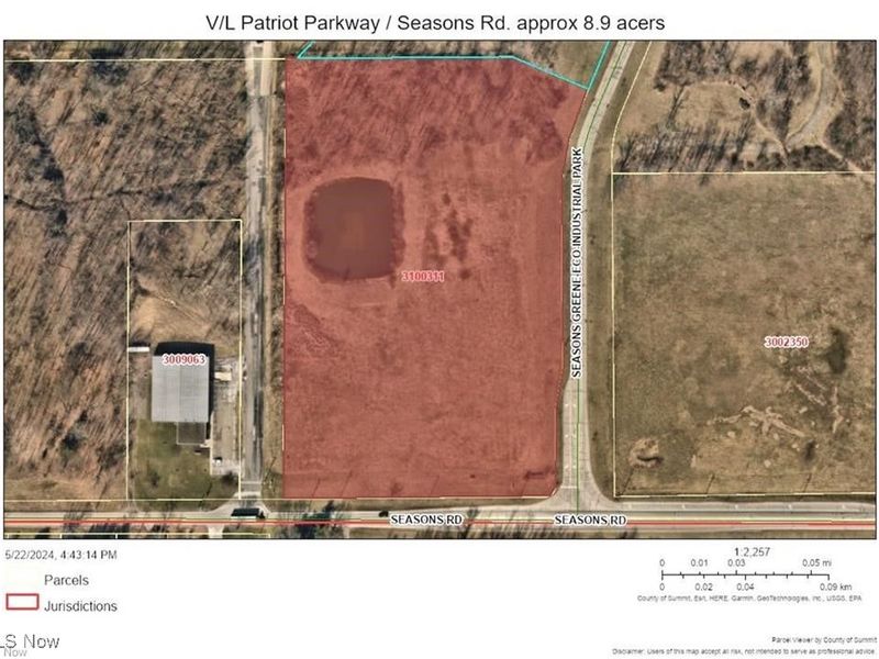 V/L 3 (Approx 8.95 Acres) Patriot Parkway, Hudson, OH 44236 Photo 1