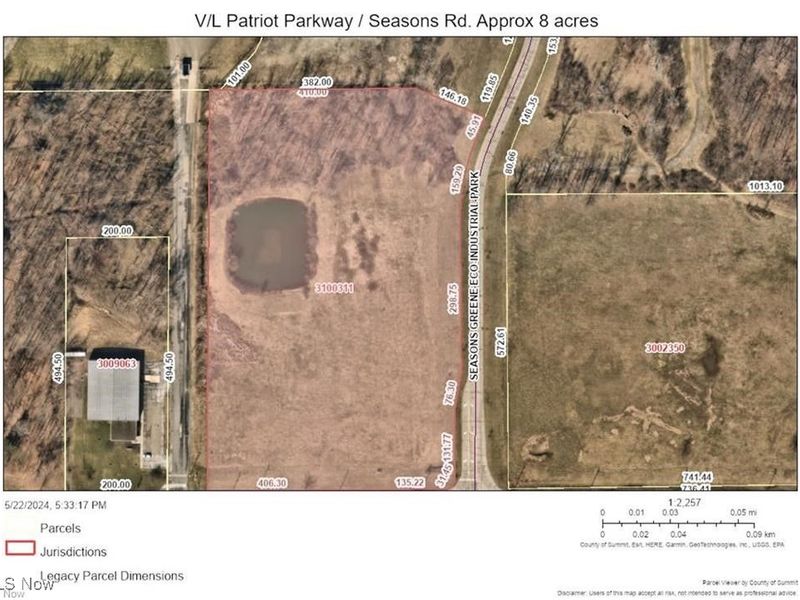 V/L 3 (Approx 8.95 Acres) Patriot Parkway, Hudson, OH 44236 Photo 2