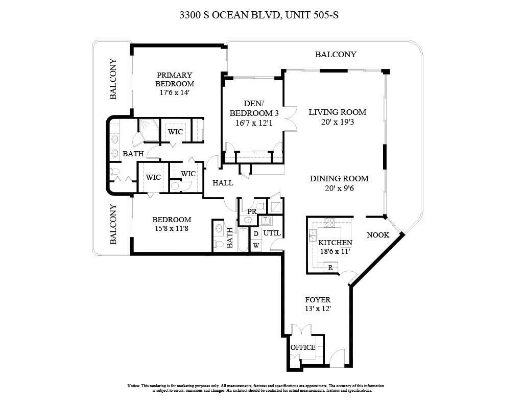 3300 S Ocean Boulevard, Unit 505 S, Palm Beach, FL 33480 Photo