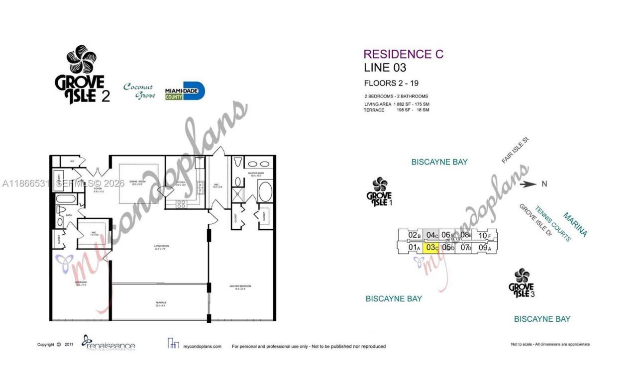 2 Grove Isle Dr, Unit B1603, Miami, FL 33133 Photo