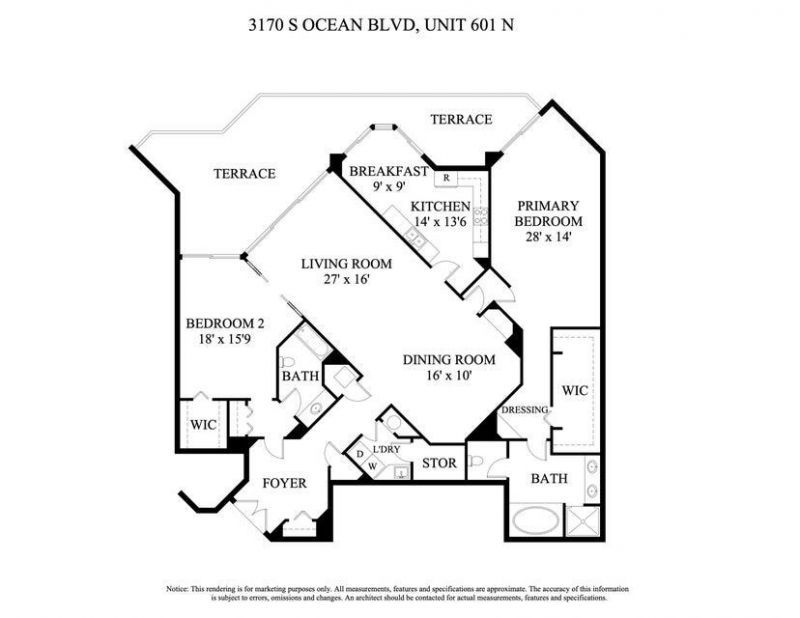3170 S Ocean Boulevard, Unit 601n, Palm Beach, FL 33480 Photo