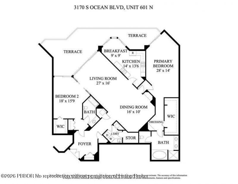 3170 S Ocean Boulevard, Unit 601N, Palm Beach, FL 33480 Photo