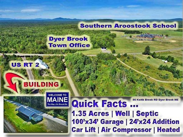 56 Keith Brook Road, Dyer Brook, ME 04747