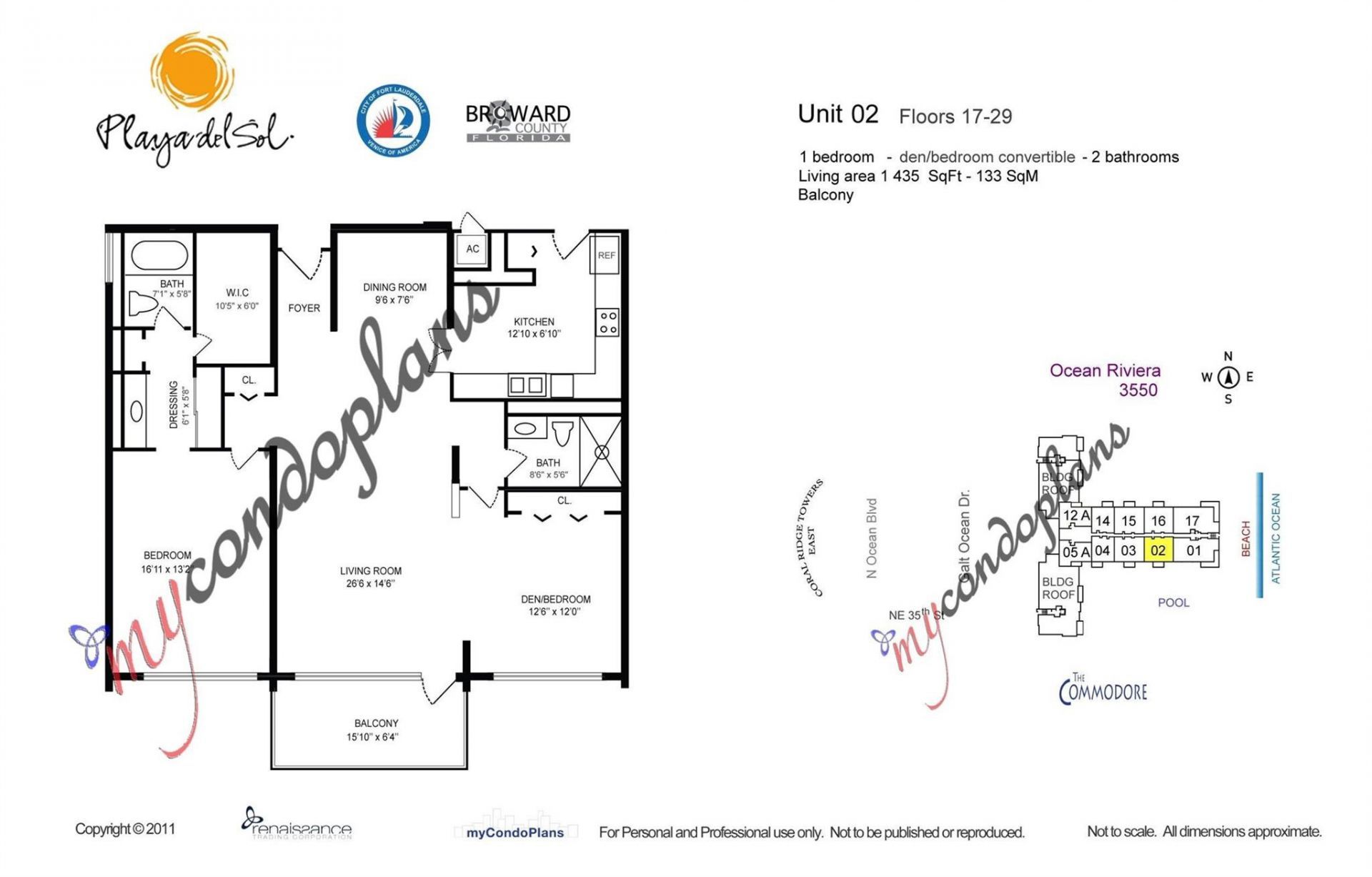 3500 Galt Ocean Drive, Unit 1802, Fort Lauderdale, FL 33308 Photo