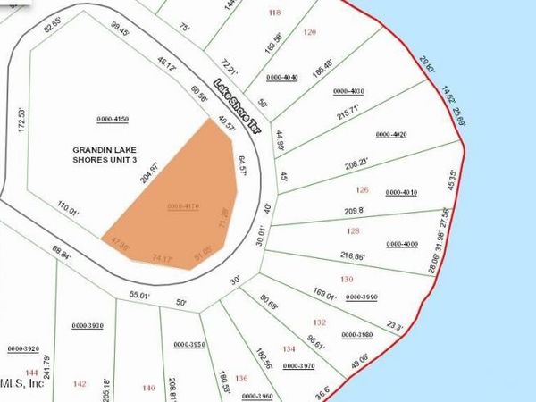0 LAKE SHORE LOT 417 Terrace, Interlachen, FL 32148
