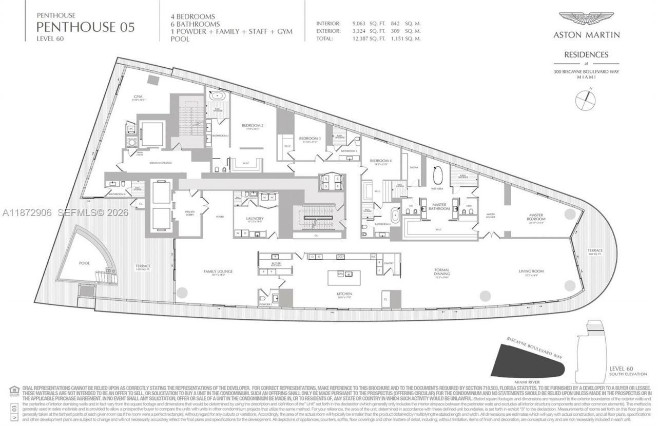 300 Biscayne Blvd Way, Unit PH6001, Miami, FL 33131 Photo