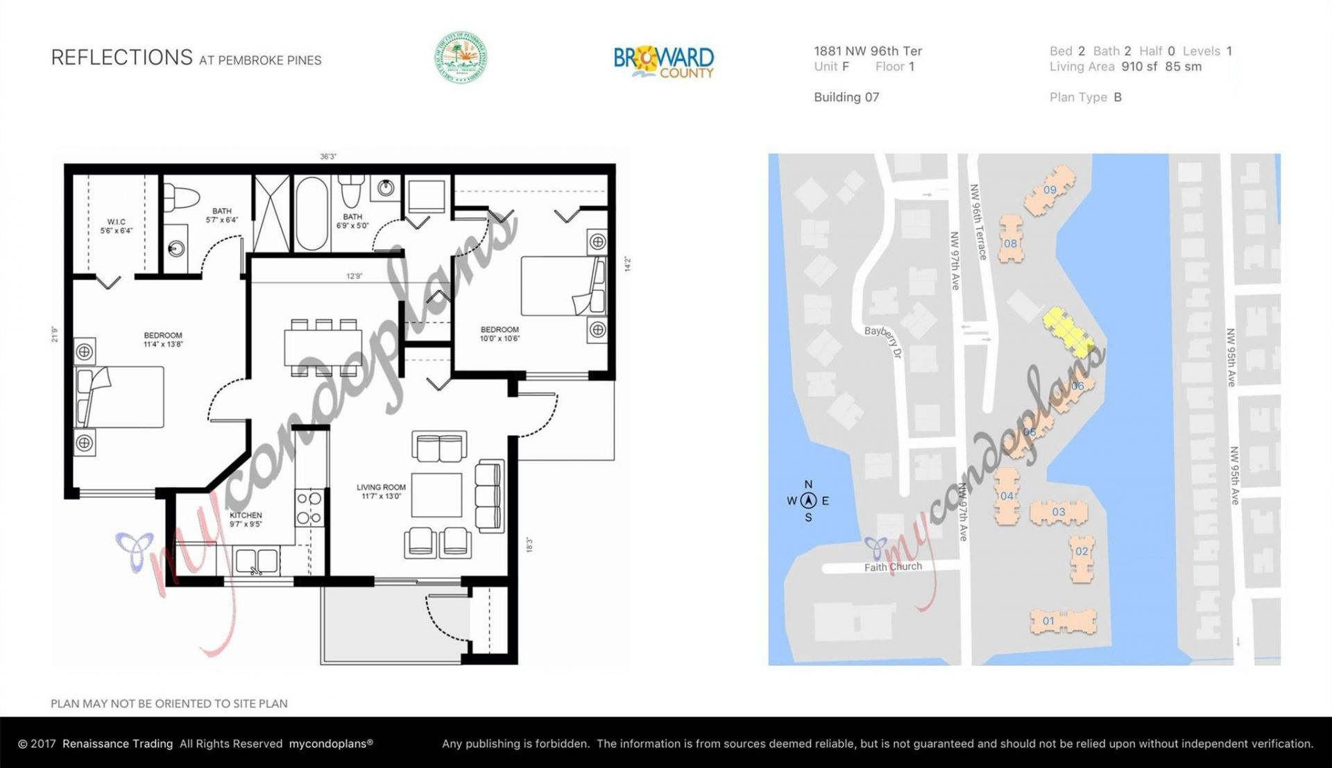 1881 NW 96th Terrace, Unit 7F, Pembroke Pines, FL 33024 Photo