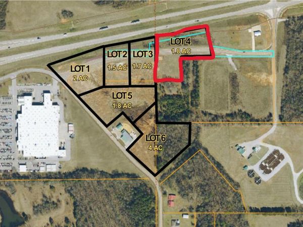Lot 4 McCord Rd, Pontotoc, MS 38863