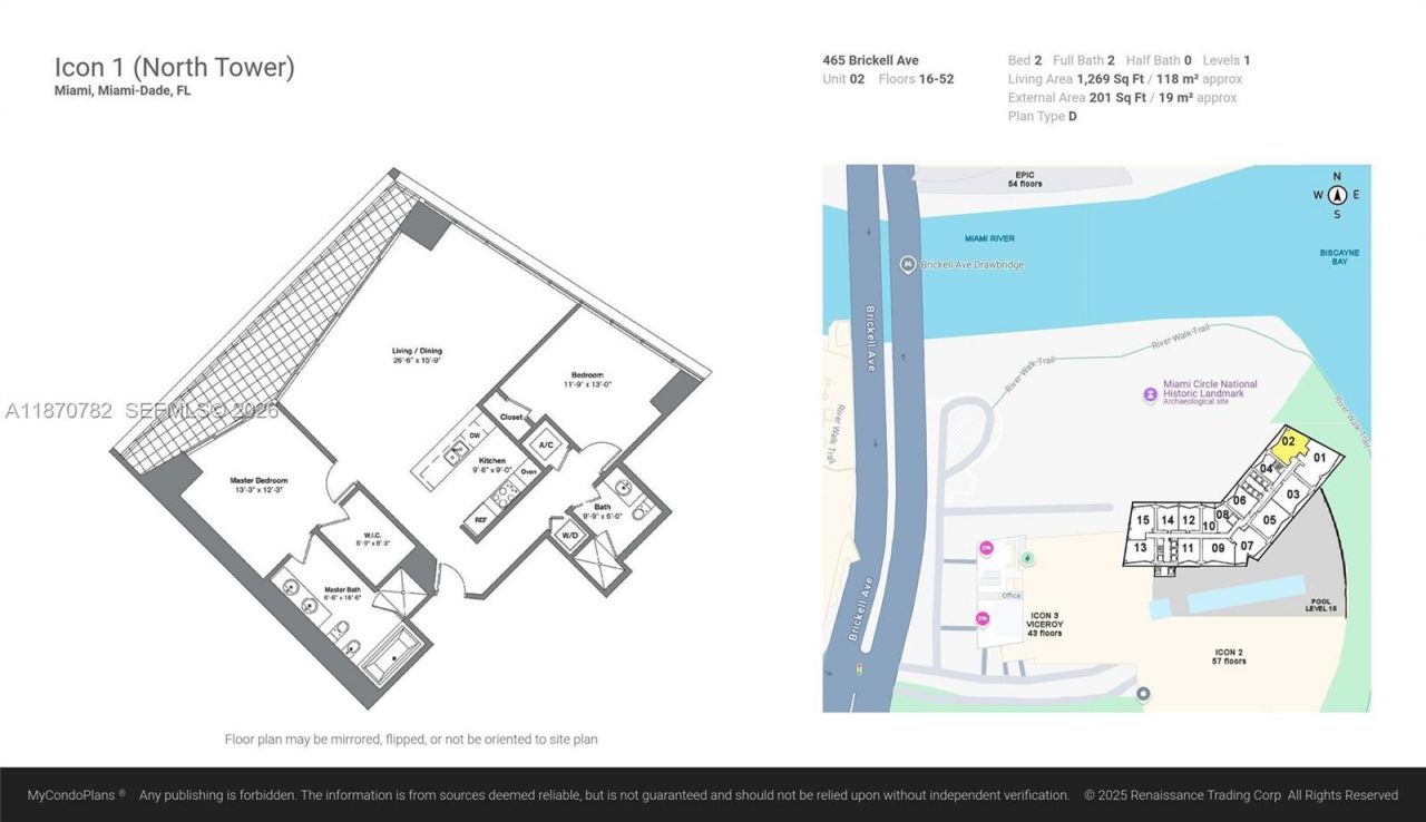 465 Brickell Ave, Unit 2002, Miami, FL 33131 Photo