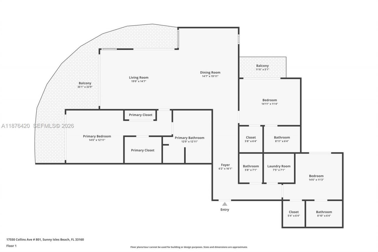 17550 Collins Ave, Unit 801, Sunny Isles Beach, FL 33160 Photo