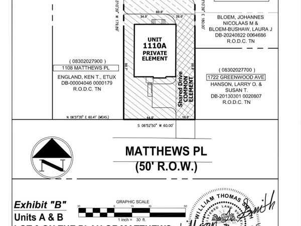 1110 Matthews Pl , Nashville, TN 37206