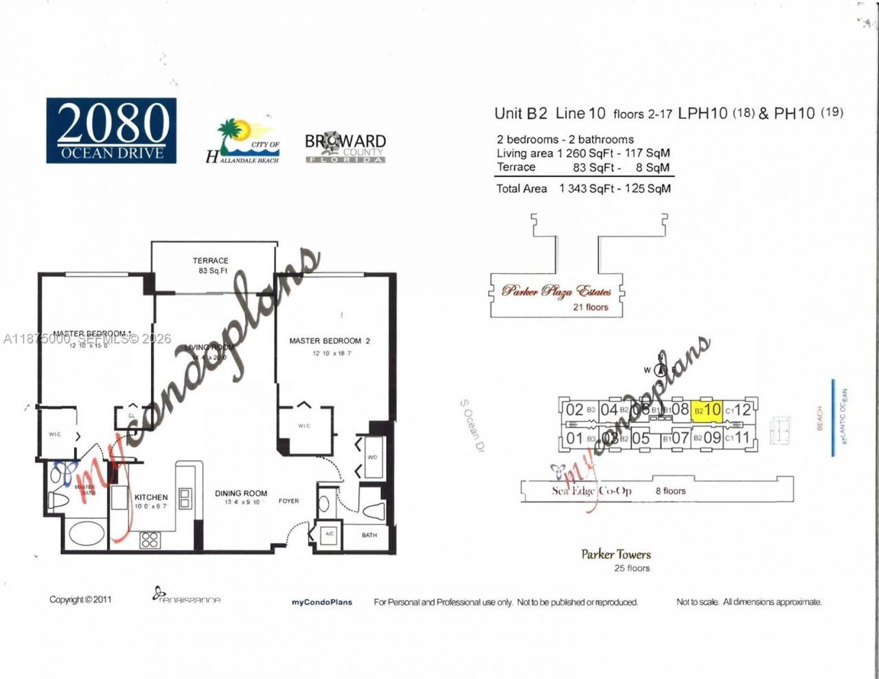 2080 S Ocean Drive, Unit 1010, Hallandale Beach, FL 33009 Photo