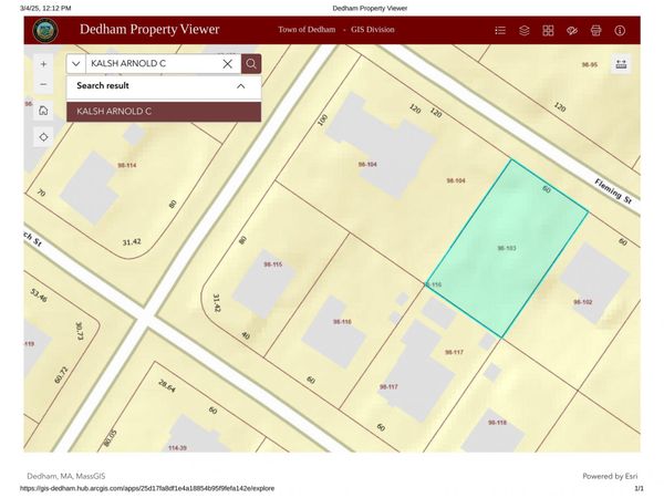38 Fleming St, Dedham, MA 02026