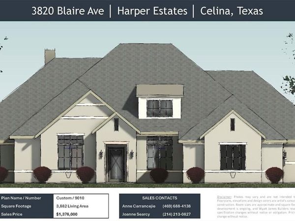 3820 Blaire Avenue, Celina, TX 75009