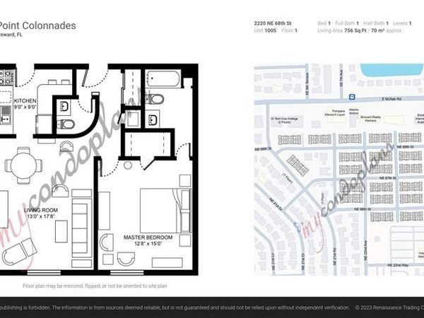 2220 NE 68th, Unit 1005, Fort Lauderdale, FL 33308