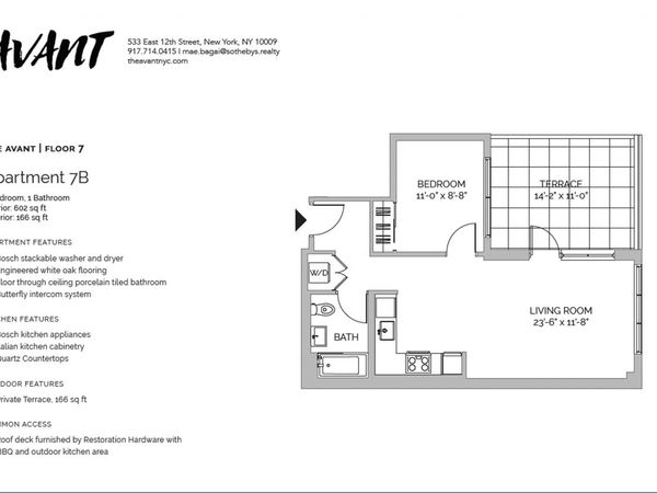 533 E 12th Street, Unit 7B, Manhattan, NY 10009