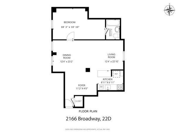 2166 BROADWAY, Unit 22D, Manhattan, NY 10024
