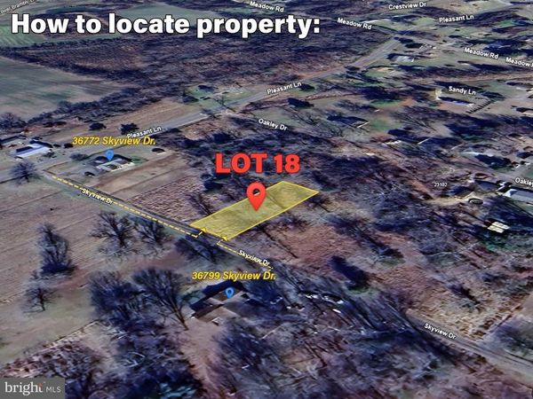 SKYVIEW DRIVE, BUSHWOOD, MD 20618