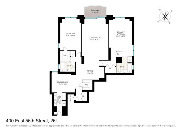 400 E 56TH Street, Unit 26L, Manhattan, NY 10022