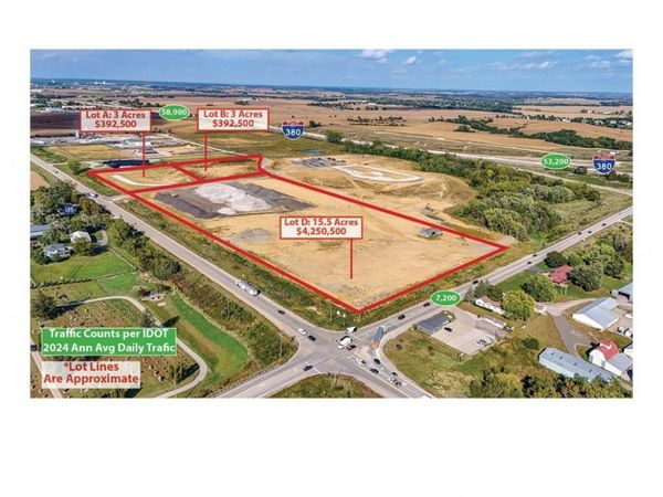 I-380/120th Street NW, Unit Lot A & B, Swisher, IA 52338