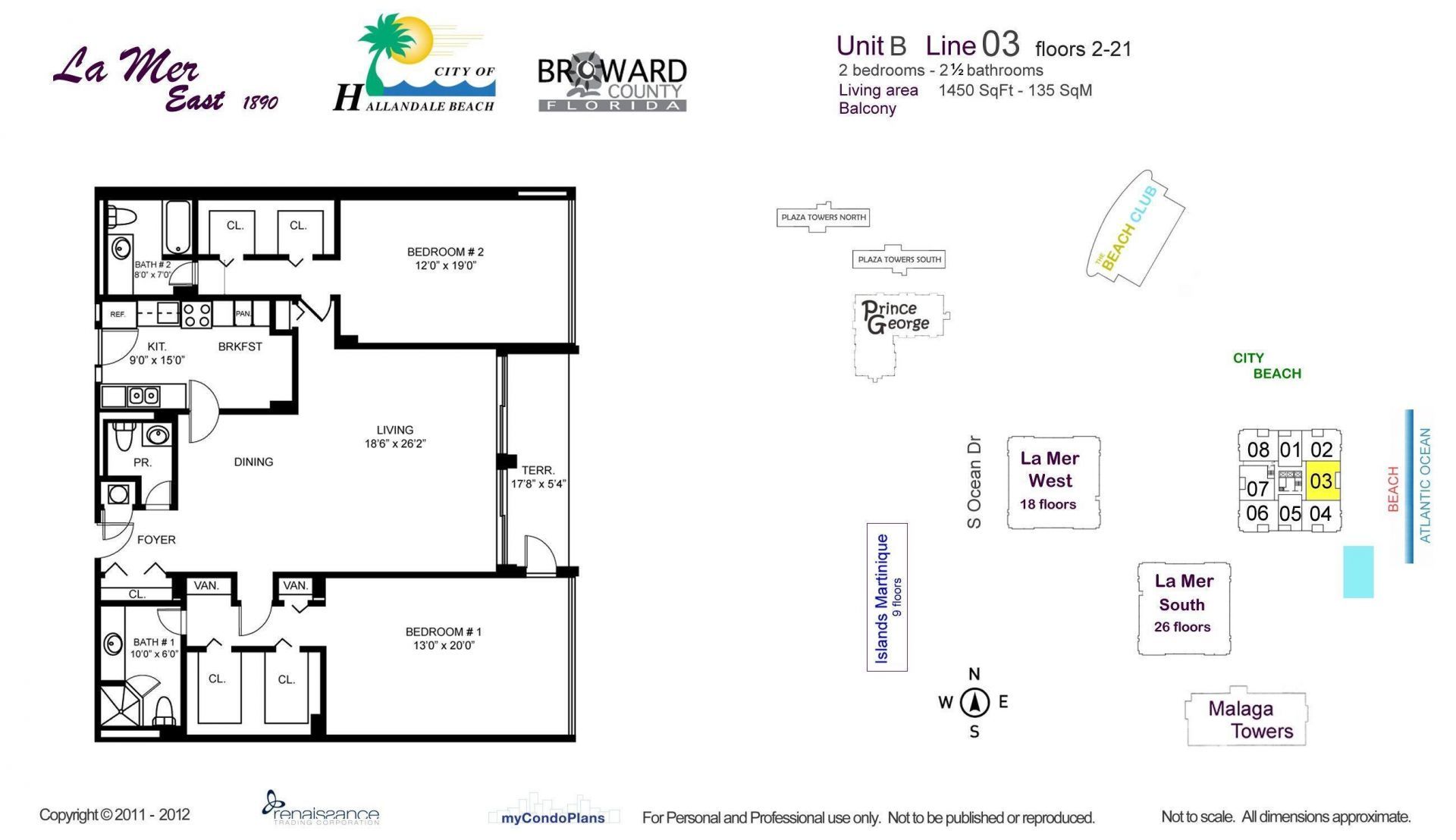 1890 S Ocean Drive, Unit 703, Hallandale Beach, FL 33009 Photo