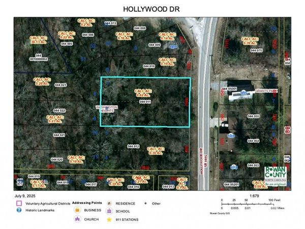 00 Hollywood Drive, Spencer, NC 28159