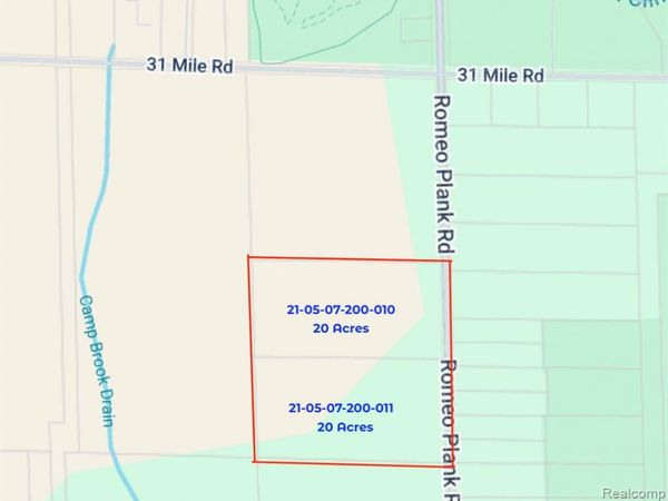 0000 Romeo Plank Road , Ray Twp, MI 48096