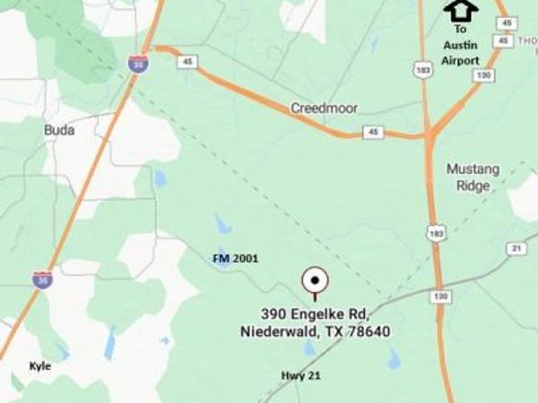 390 Engelke RD, Niederwald, TX 78640