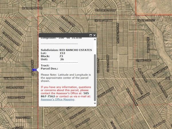 Apollo Road NW, Rio Rancho, NM 87144