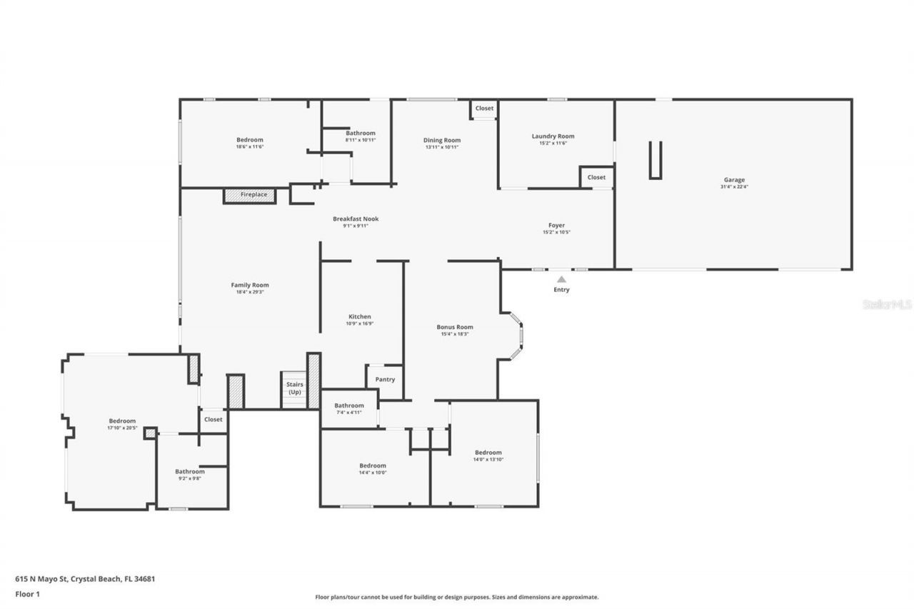 615 N Mayo Street, Crystal Beach, FL 34681 Photo