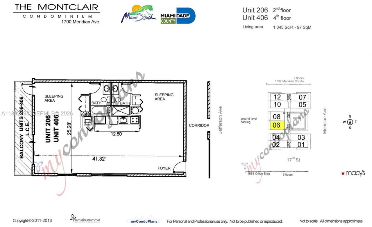 1700 Meridian Ave, Unit 406, Miami Beach, FL 33139 Photo