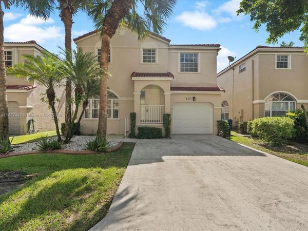 417 NW 87th Ln, Coral Springs, FL 33071